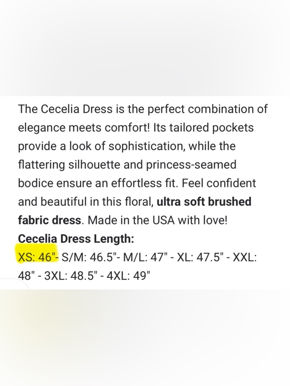 Karina Easy Dress - Cecelia in Get Happy - XS - Picture 7 of 8